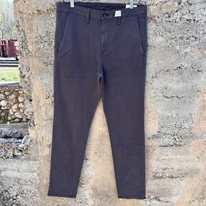 rag & bone Mens Fit 3 Classic 4 Pockets Chinos Grey  32x32 Made In USA